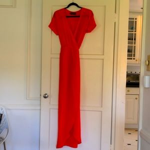 Myne Ashley Ann sick wrap dress